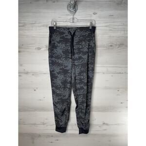 Calvin Klein Performance Pants Womens Small Gray Camo Stretch Joggers